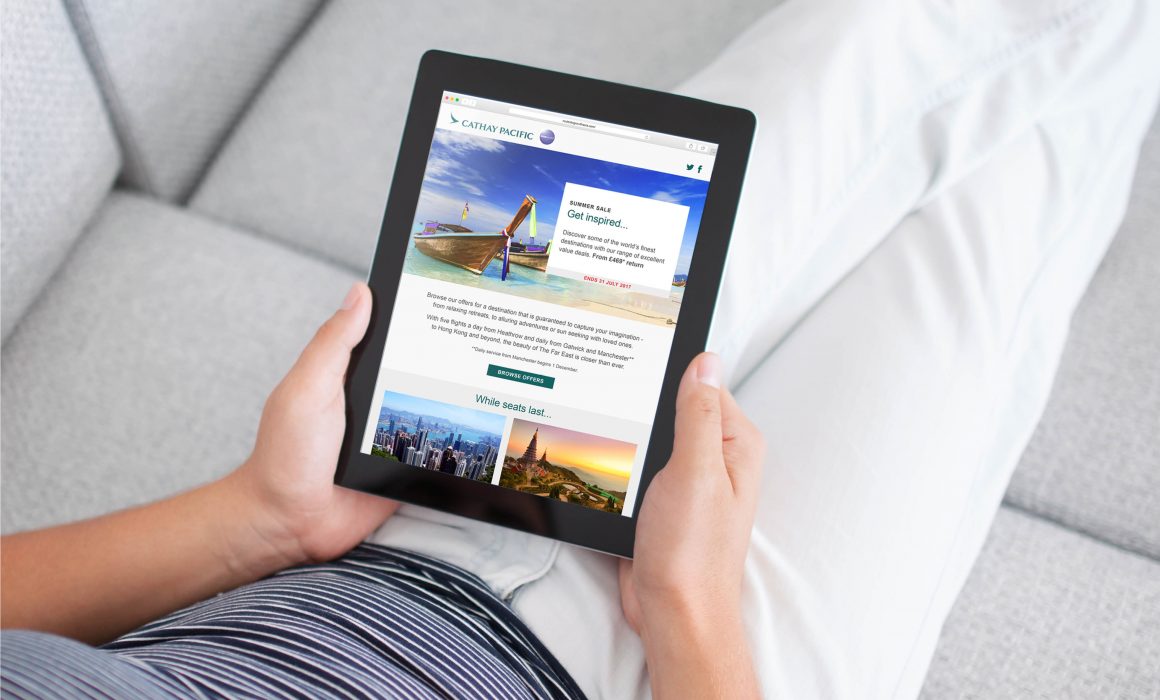 Cathay Pacific Email | Independent Marketing Branding Services | IM London