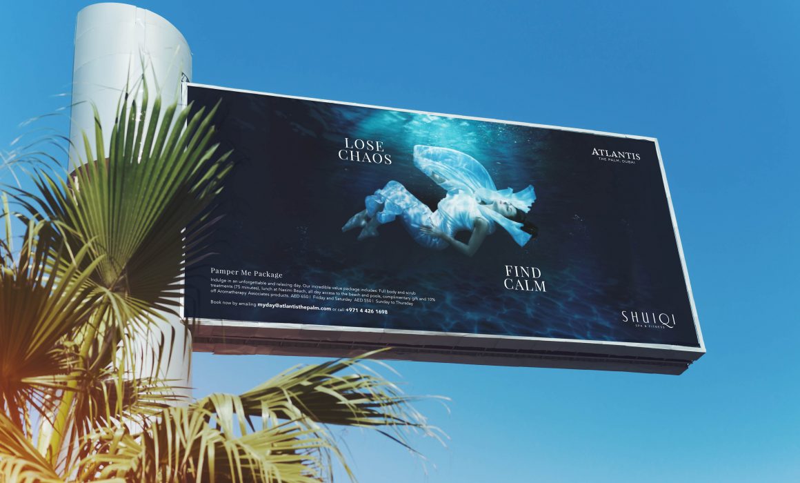 Atlantis Shuiqi Spa | Creative Advertising Campaign | independent Marketing | IM Dubai