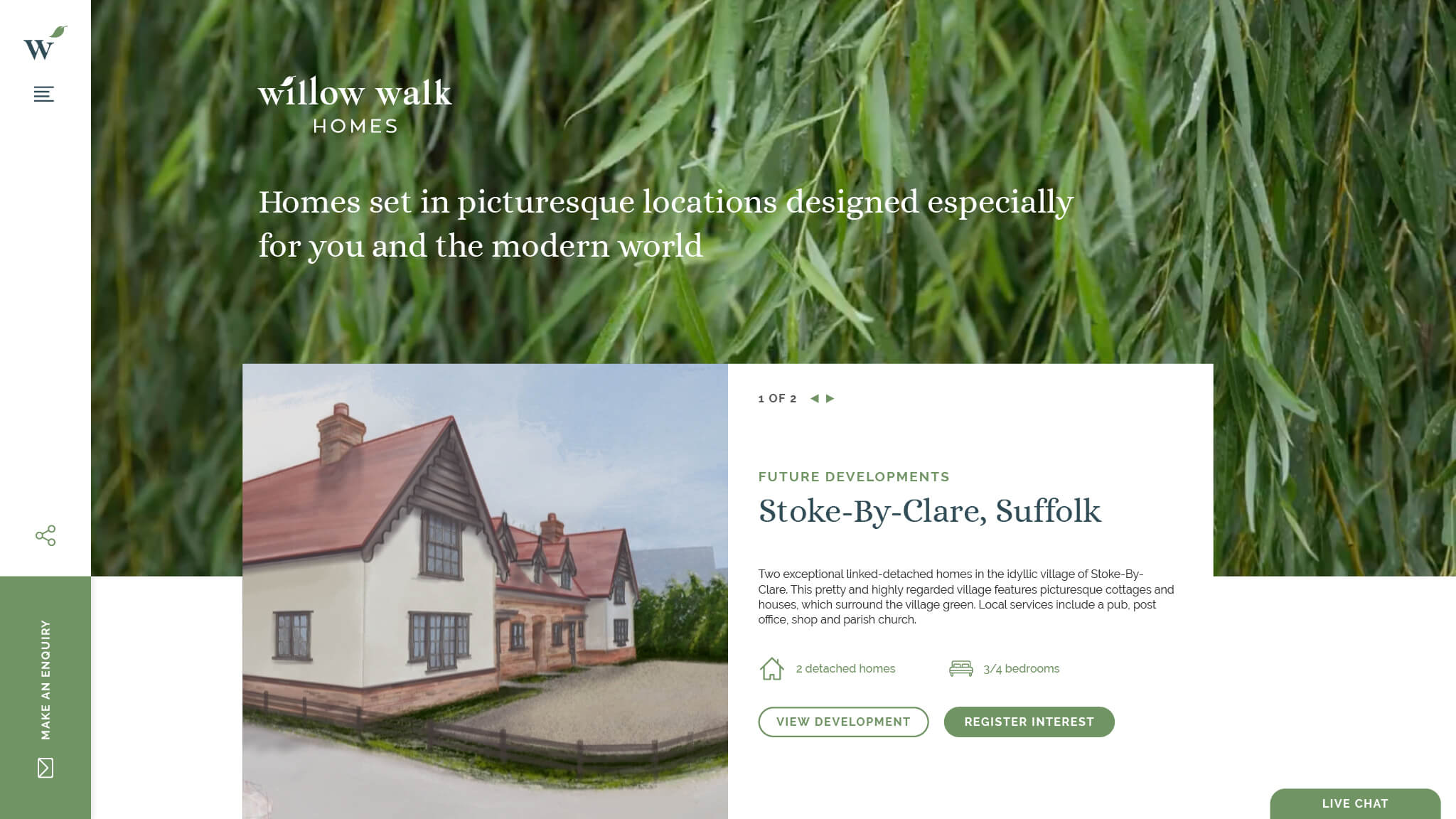 Willow Walk Homes Homepage