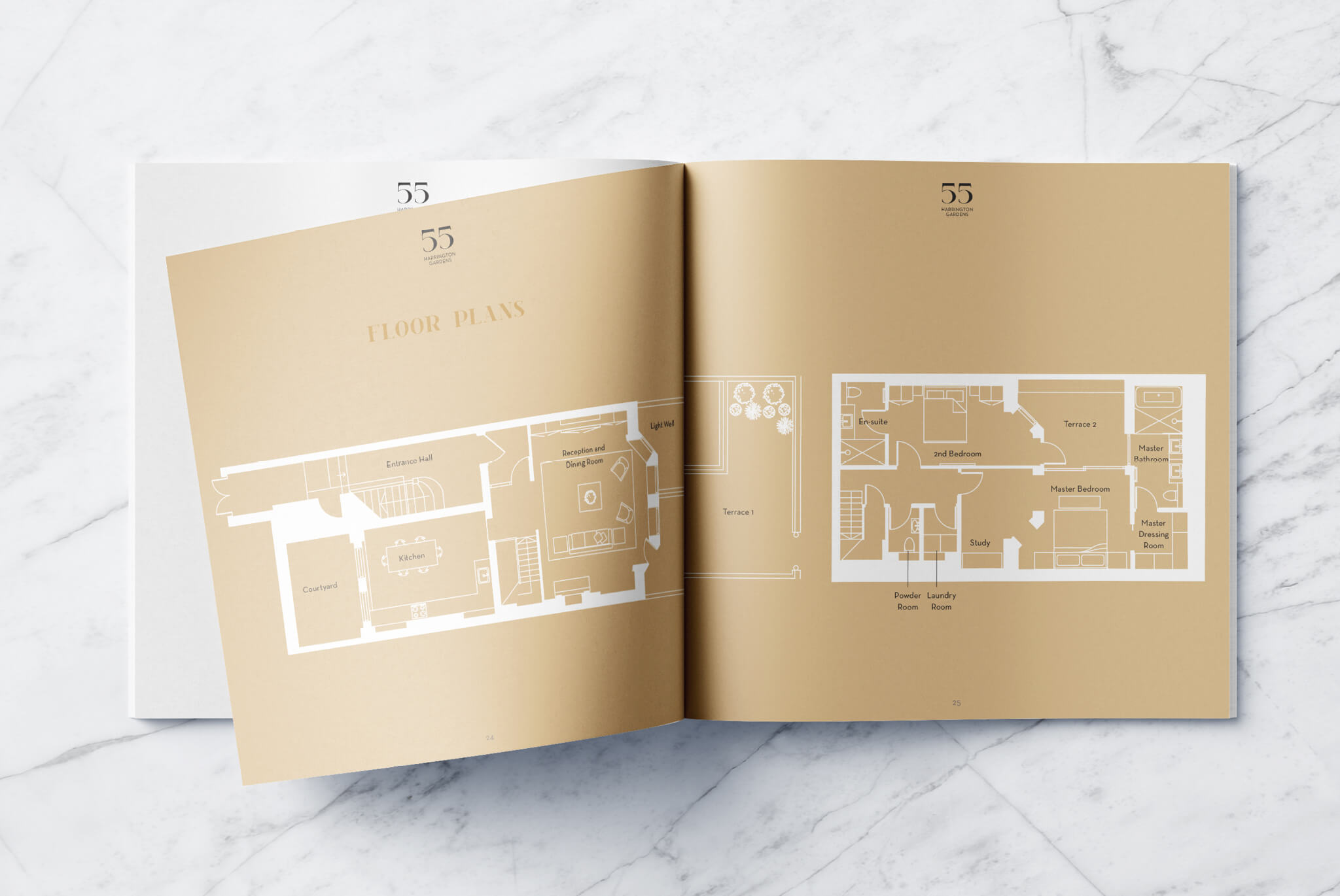 55 Harrington Gardens luxury interior brochure